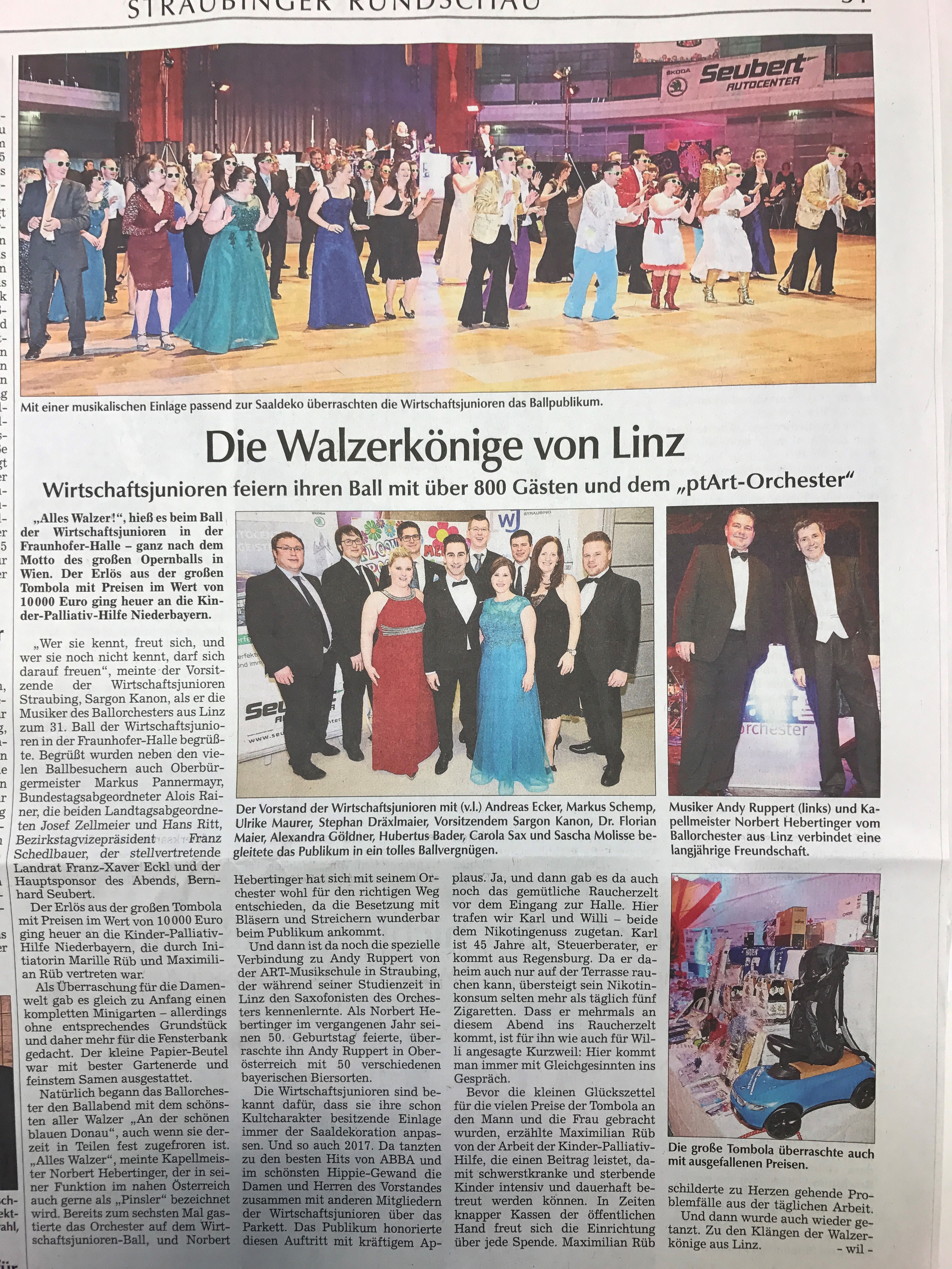 Bericht Tagblatt Ball 2017